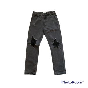 Princess Polly high waisted distressed jeans  | Size 8